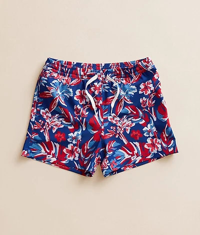 Boys - The Star Spangled Blooms Swim Trunks