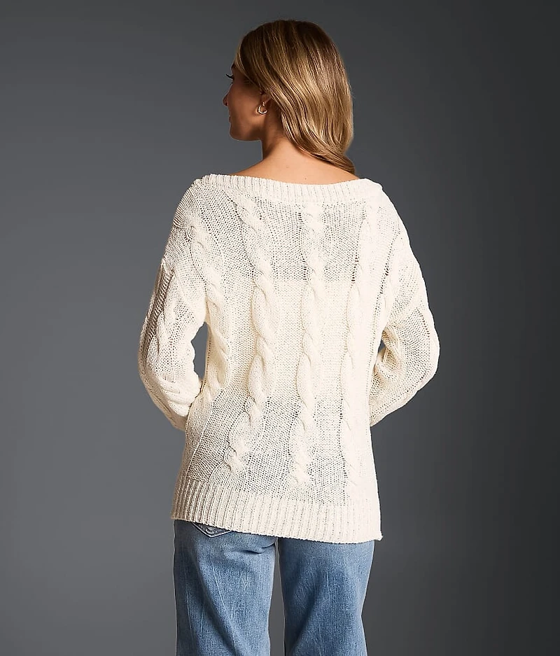 Refined Edit - Cable Knit Sweater