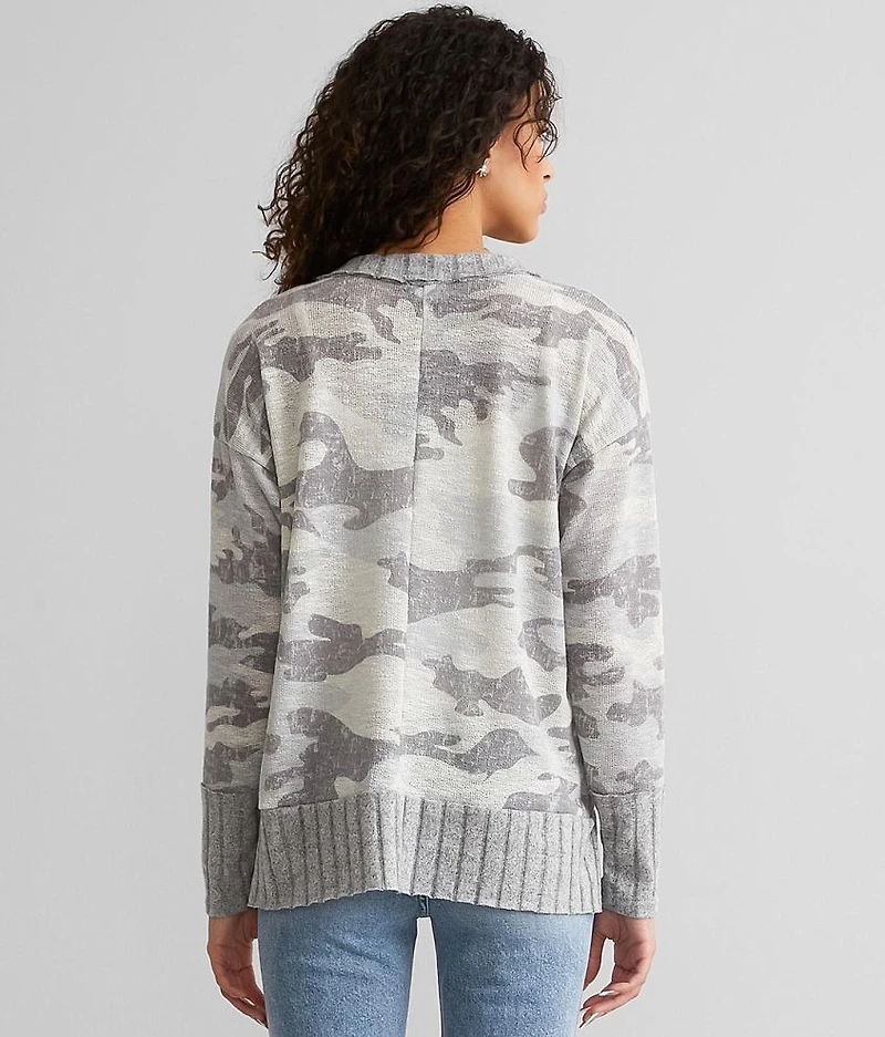 Camo Print Top