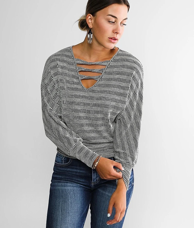 Strappy Dolman Top
