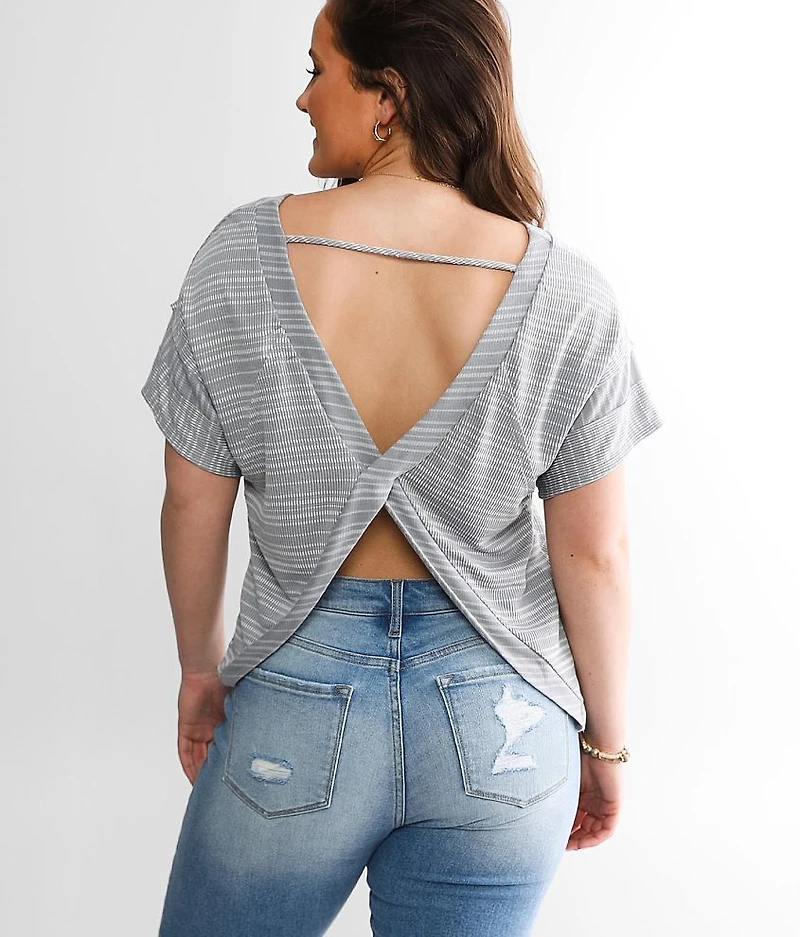 Ribbed Dolman Top