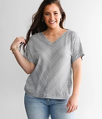 Ribbed Dolman Top