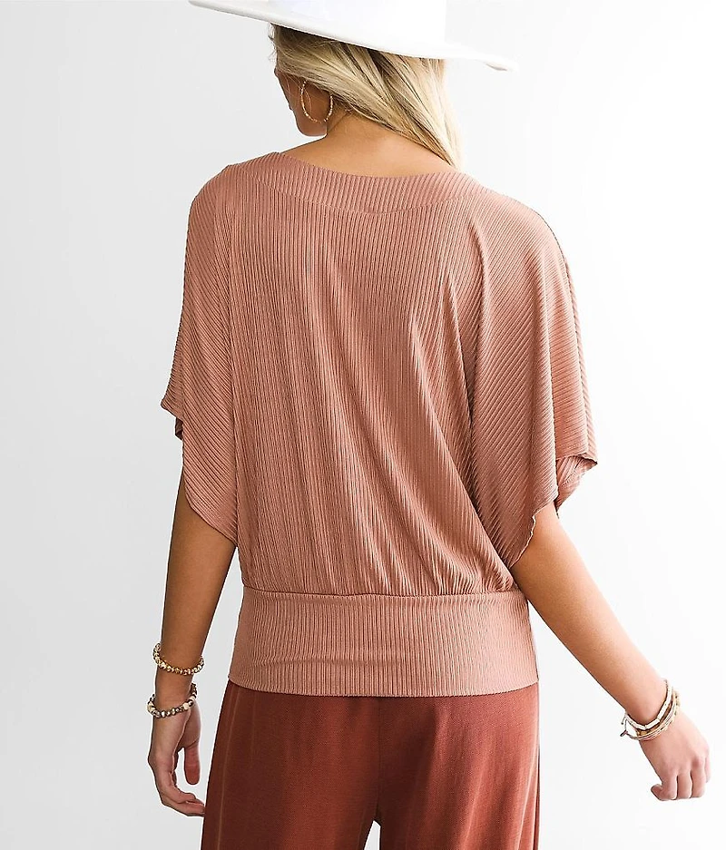 Strappy Ribbed Top
