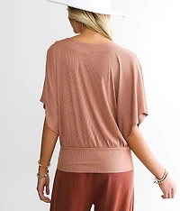 Strappy Ribbed Top