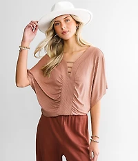 Strappy Ribbed Top