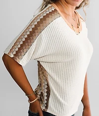 Pointelle Dolman Top