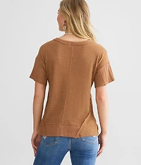 Rib Knit Thermal Top