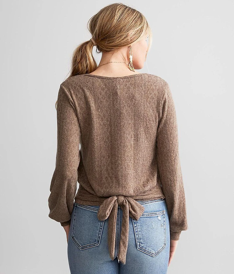 Brushed Knit Top