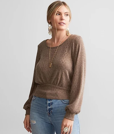 Brushed Knit Top