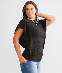 Flutter Sleeve Dolman Top
