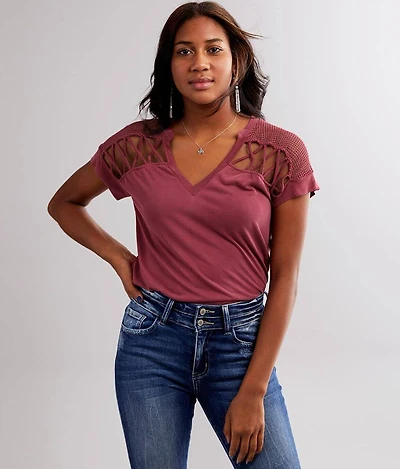 Pieced Mesh Top