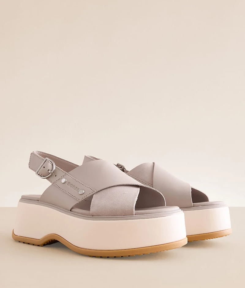Dayspring Crisscross Leather Sandal
