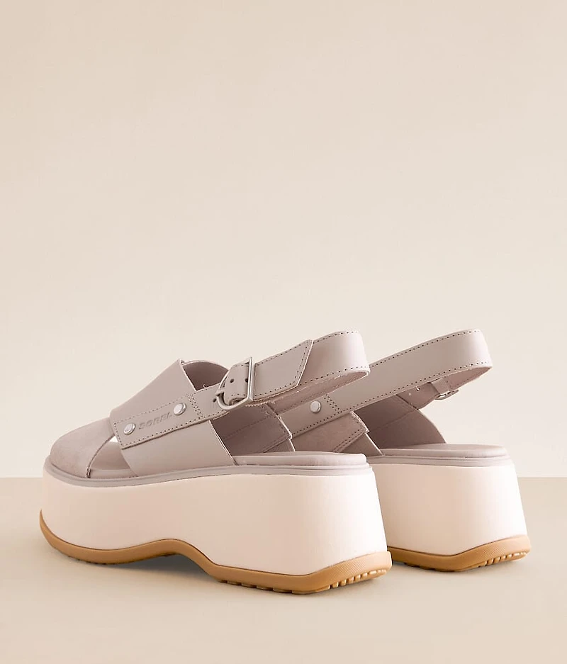 Dayspring Crisscross Leather Sandal