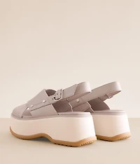 Dayspring Crisscross Leather Sandal