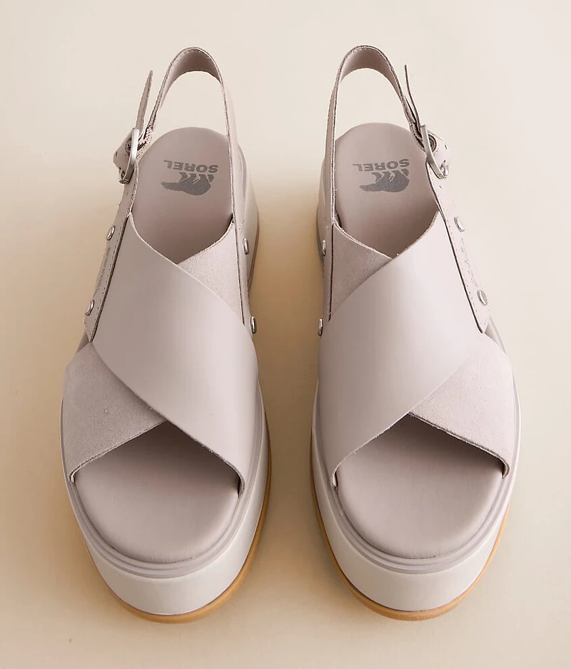 Dayspring Crisscross Leather Sandal