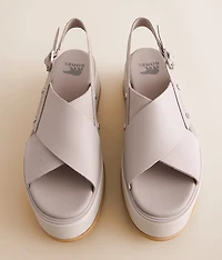 Dayspring Crisscross Leather Sandal