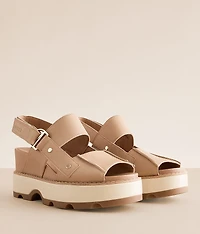 Joanie IV Wedge Leather Sandal