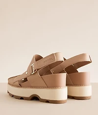 Joanie IV Wedge Leather Sandal