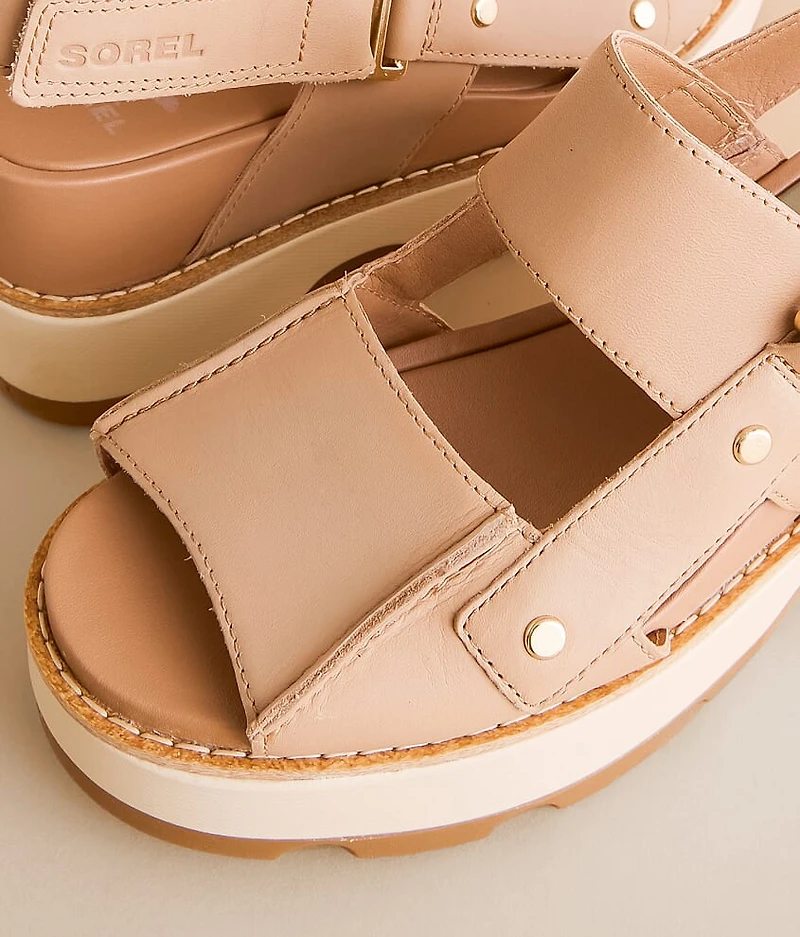 Joanie IV Wedge Leather Sandal