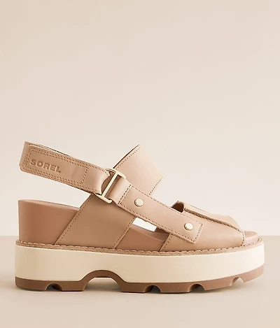 Joanie IV Wedge Leather Sandal