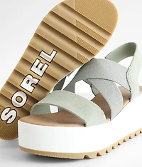 Cameron Flatform Slingback Leather Sandal