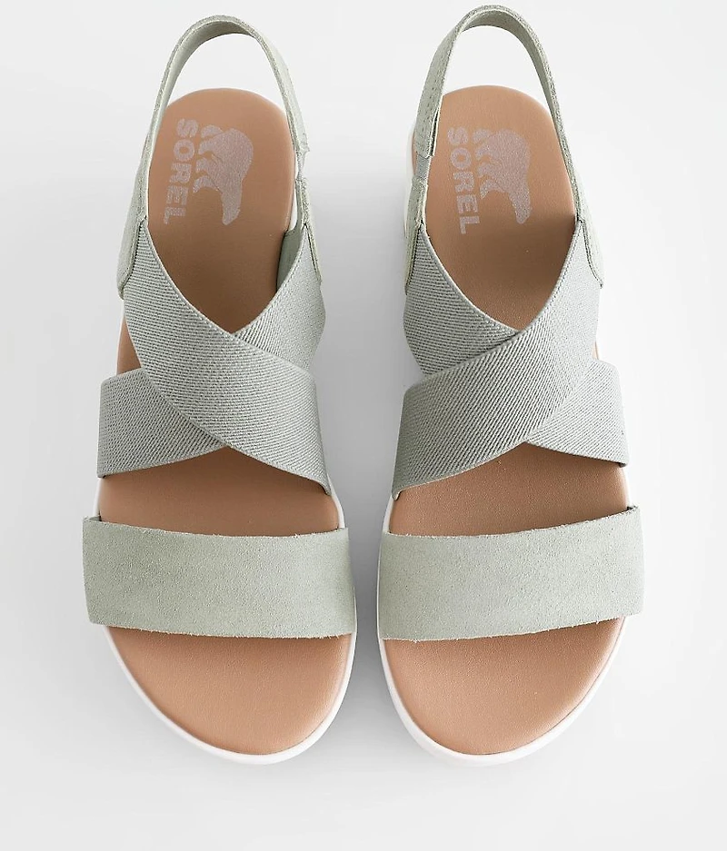 Cameron Flatform Slingback Leather Sandal