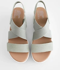 Cameron Flatform Slingback Leather Sandal