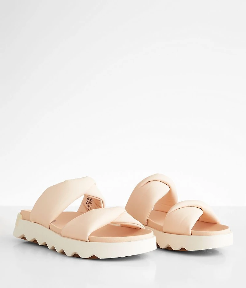 Viibe Twist Leather Slide