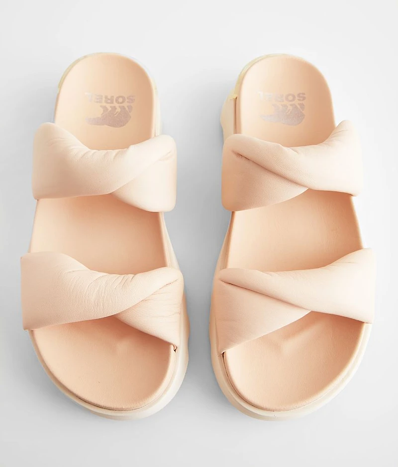 Viibe Twist Leather Slide