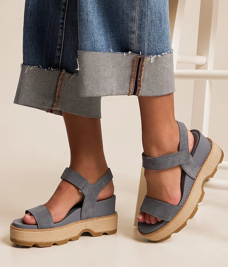 Joanie IV Wedge Leather Sandal