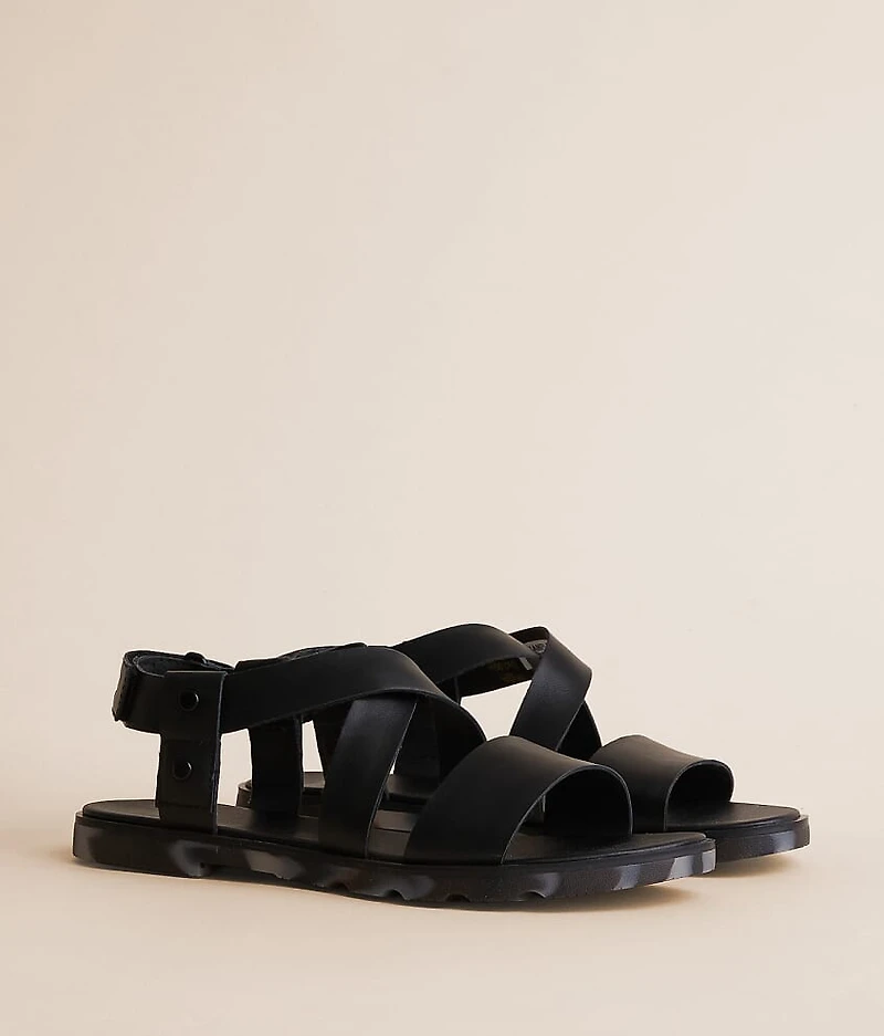 Ella III Crisscross Leather Sandal