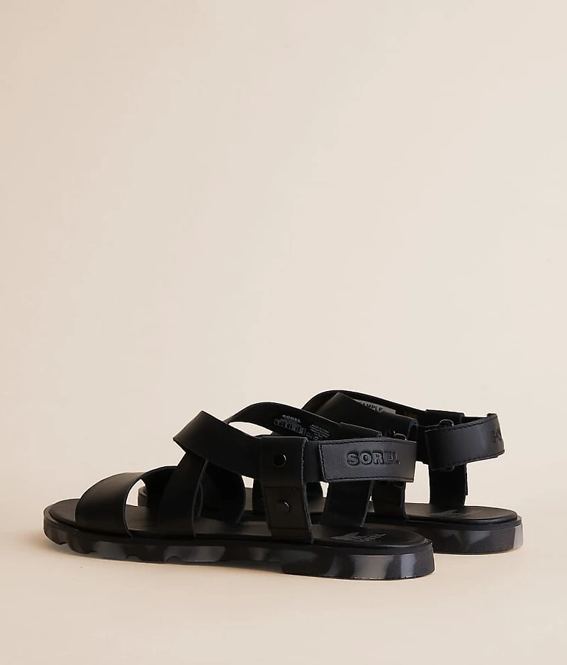 Ella III Crisscross Leather Sandal