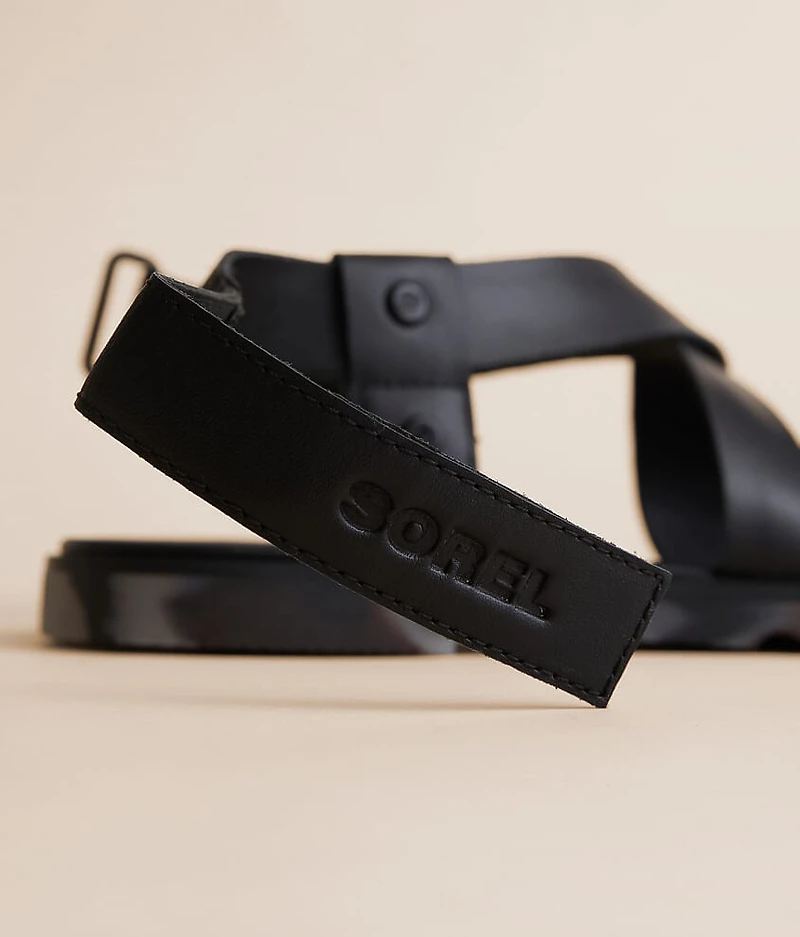 Ella III Crisscross Leather Sandal