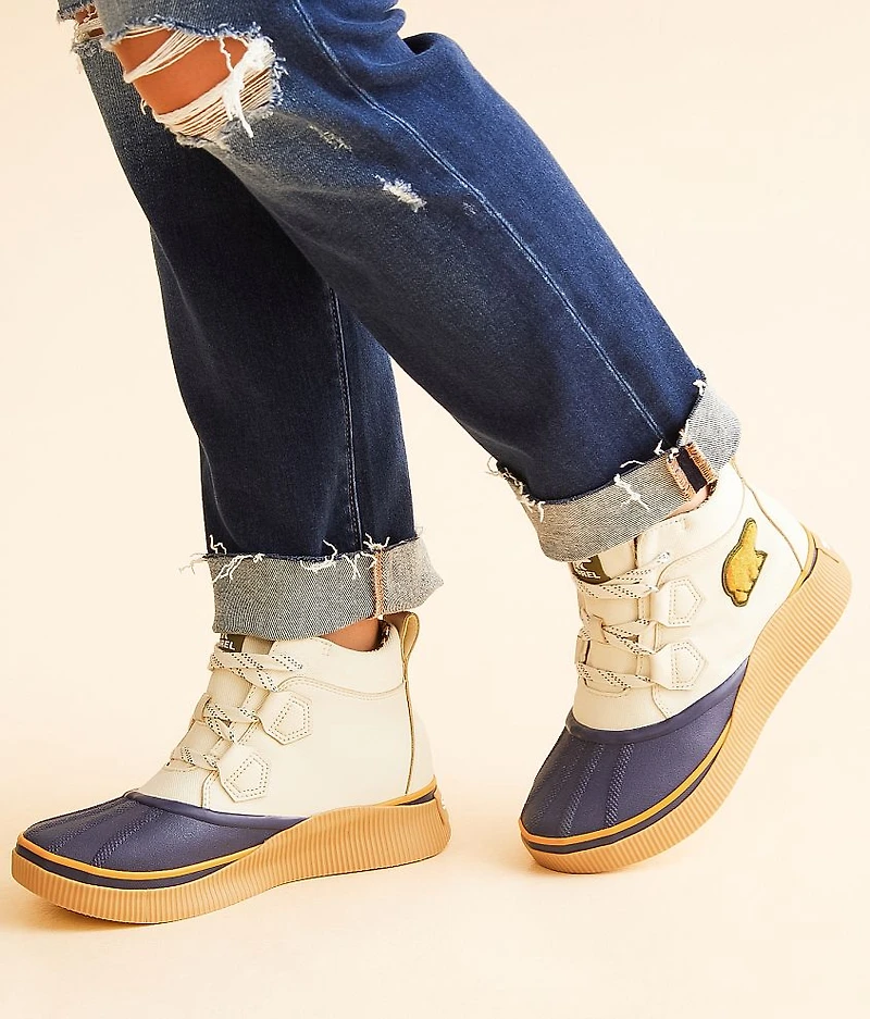 Out N About IV Varsity Leather Ankle Boot