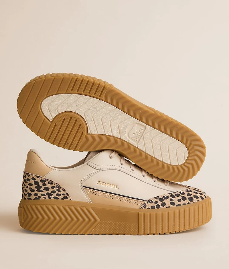 Ona Ave T-Toe Leather Cheetah Sneaker