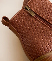 Come & Get It Woven Ankle Boot