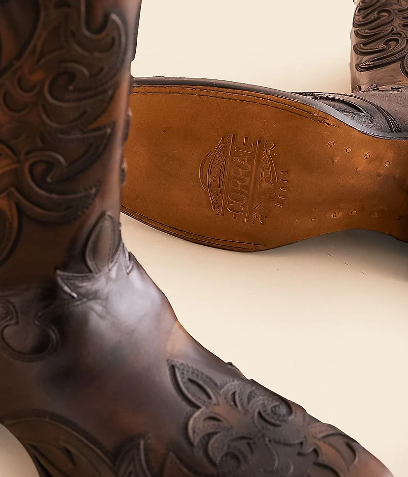 Honey Leather Cowboy Boot