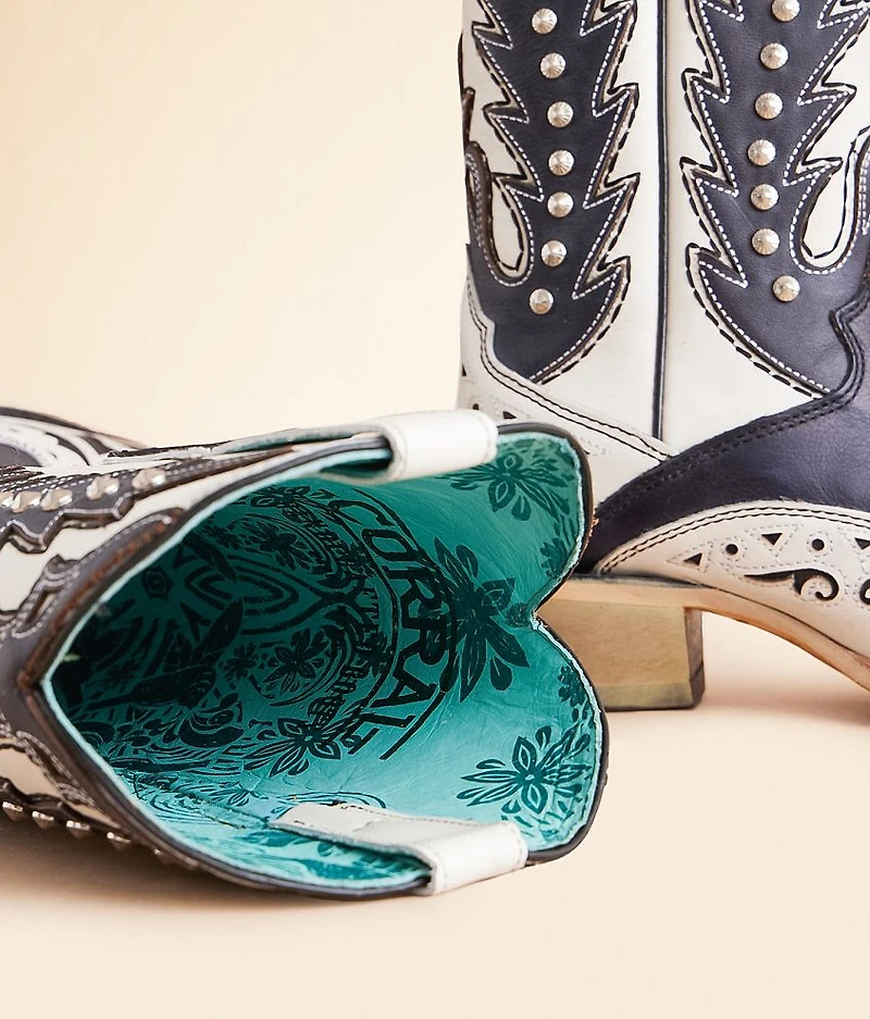 by Corral Studded Western Leather Boot