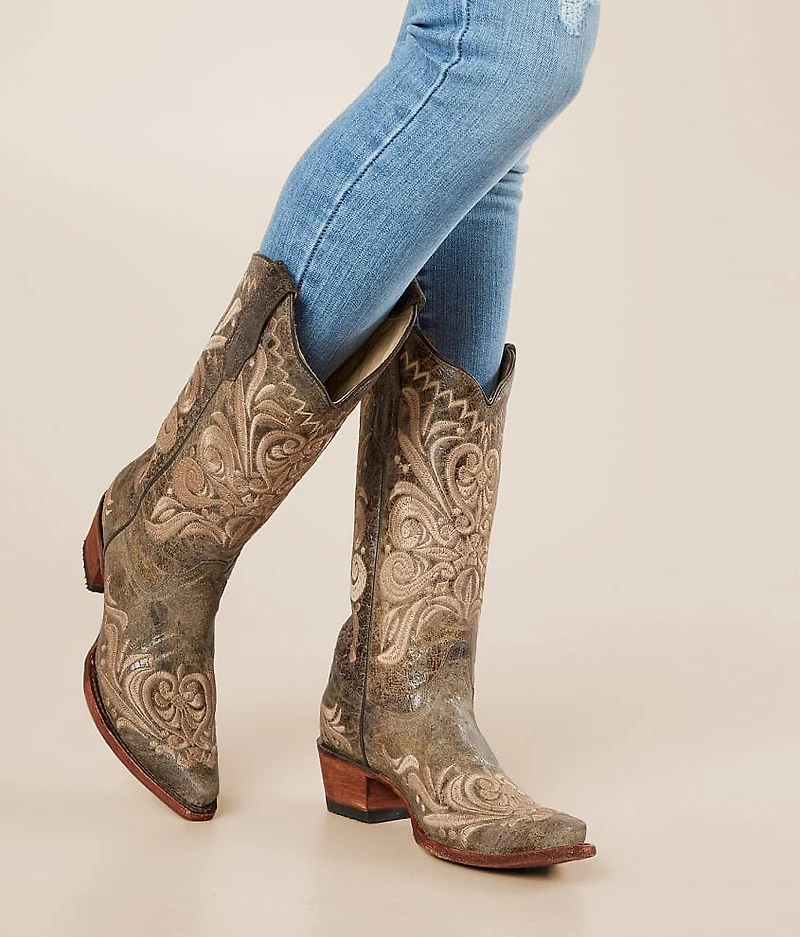 by Corral Distressed Leather Western Boot
