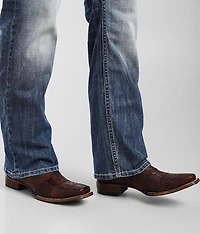 by Corral Caiman Leather Cowboy Boot
