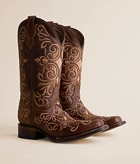 by Corral Embroidered Leather Western Boot