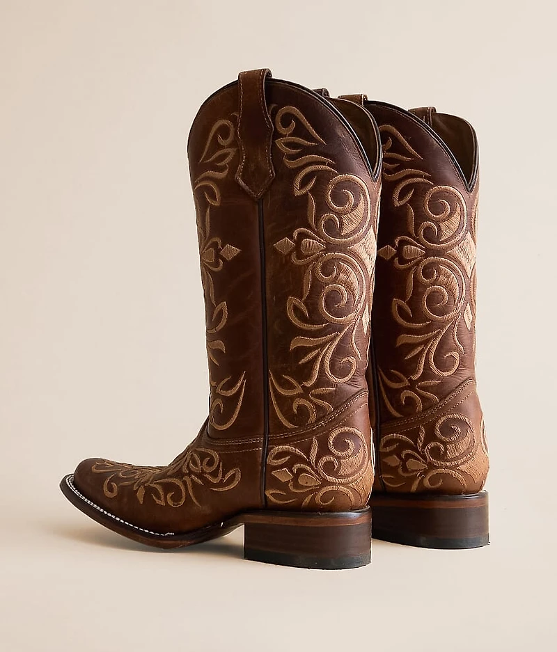 by Corral Embroidered Leather Western Boot