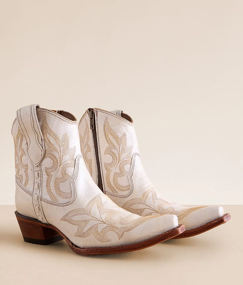 by Corral Embroidered Western Leather Ankle Boot