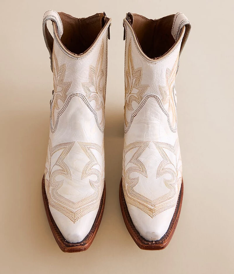 by Corral Embroidered Western Leather Ankle Boot