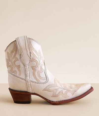by Corral Embroidered Western Leather Ankle Boot