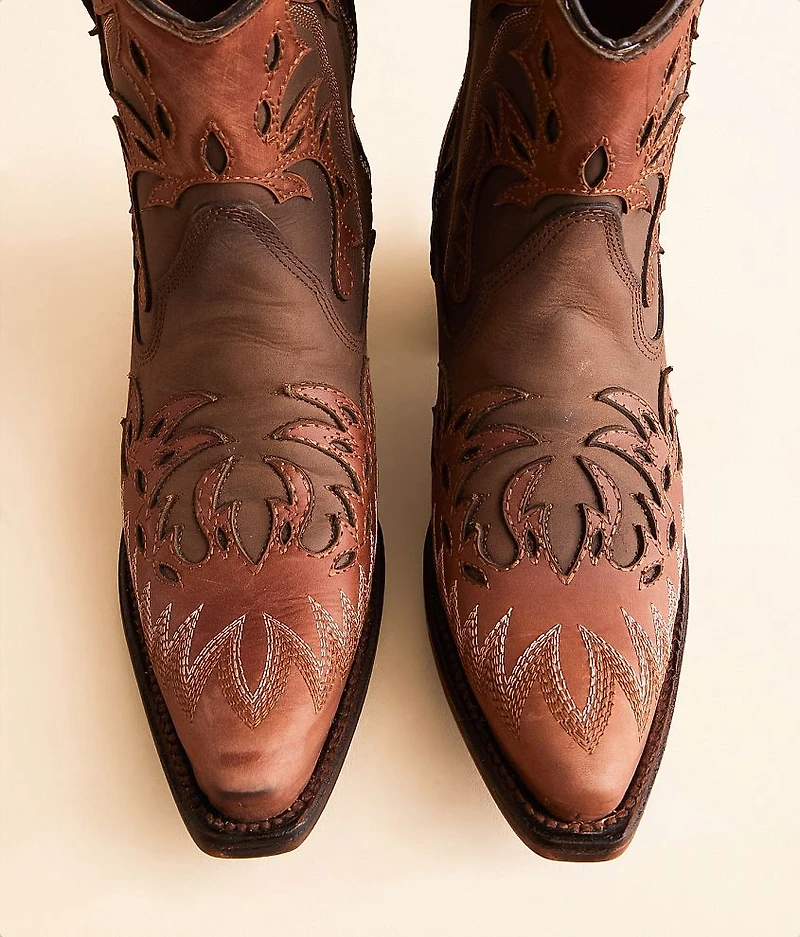 by Corral Embroidered Overlay Western Leather Boot