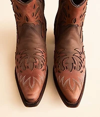 by Corral Embroidered Overlay Western Leather Boot