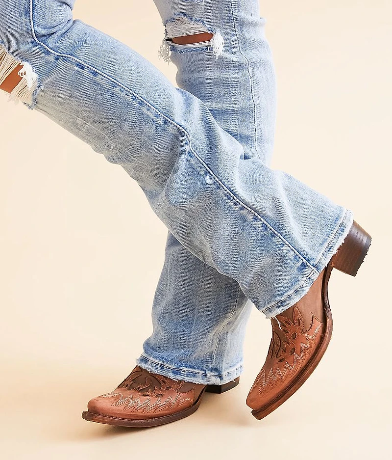 by Corral Embroidered Overlay Western Leather Boot