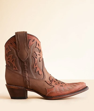 by Corral Embroidered Overlay Western Leather Boot