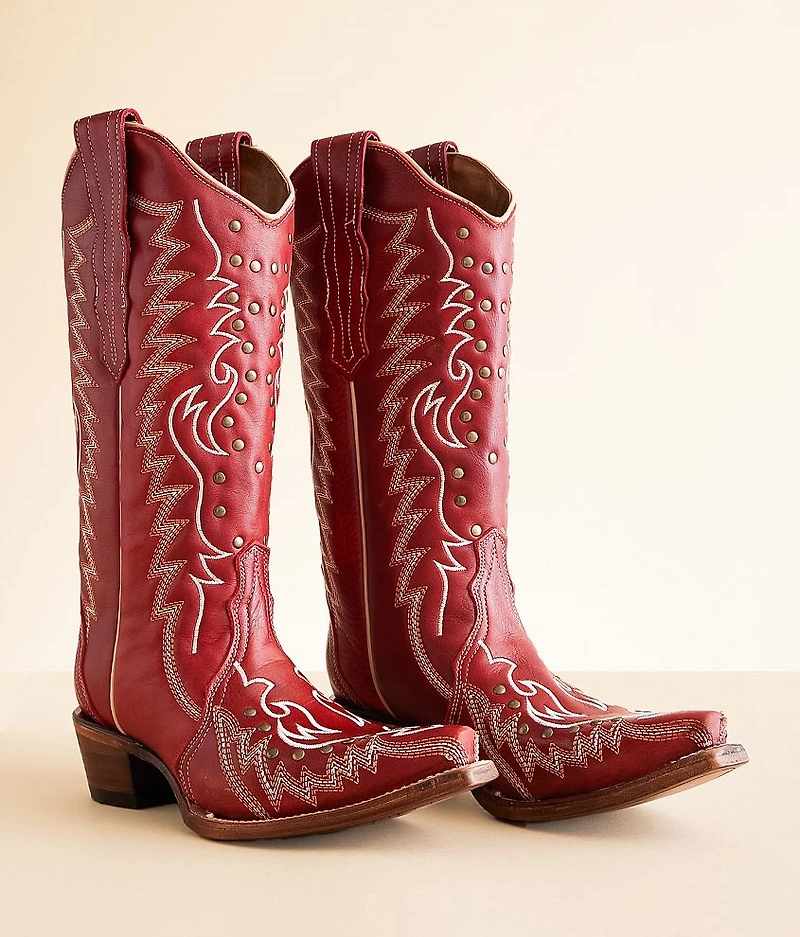 by Corral Studded Western Leather Boot